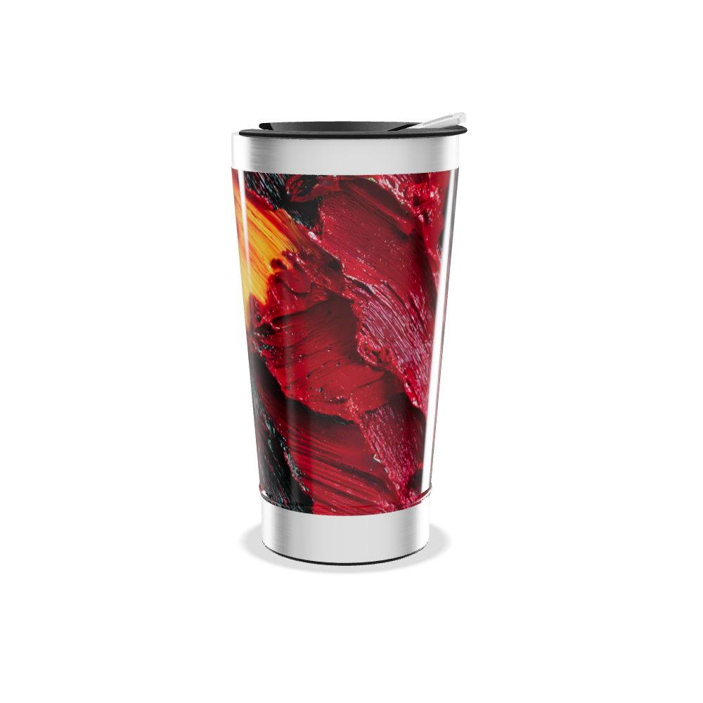 Copo Térmico - Estampa Abstrata Colorida