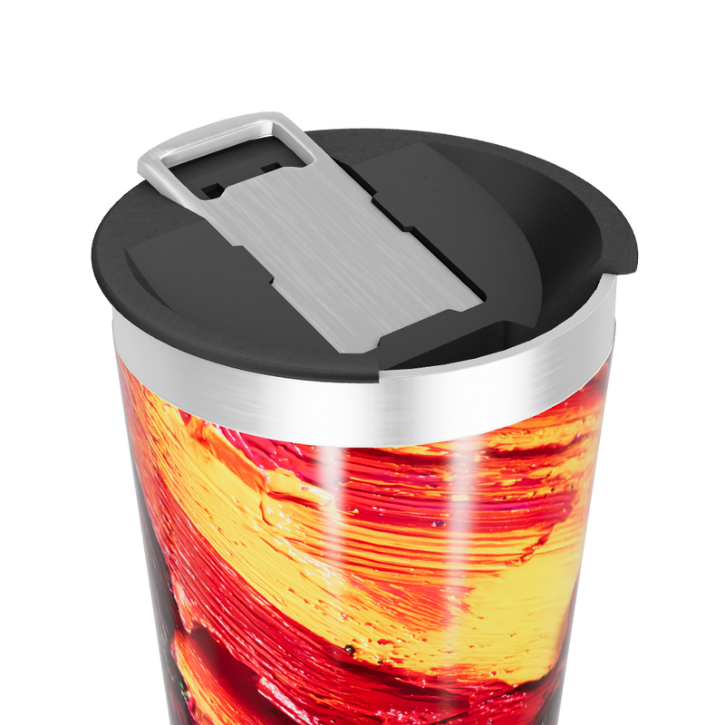 Copo Térmico - Estampa Abstrata Colorida