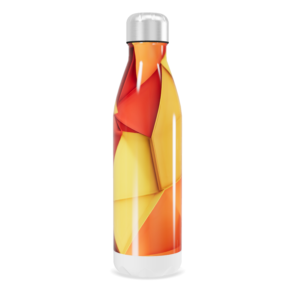 Garrafa Inox - Estampa Abstrata Colorida