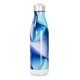 Garrafa Inox Azul - Design Geométrico