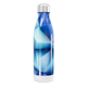 Garrafa Inox Azul - Design Geométrico