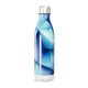 Garrafa Inox Azul - Design Geométrico