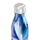 Garrafa Inox Azul - Design Geométrico