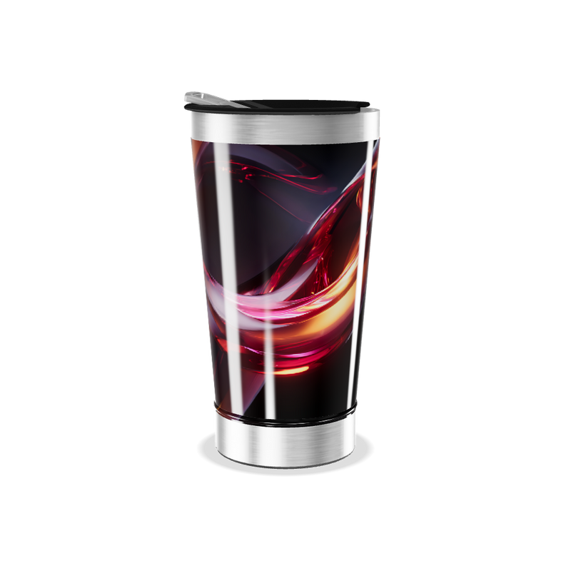 Copo Térmico - Estampa Abstrata Colorida