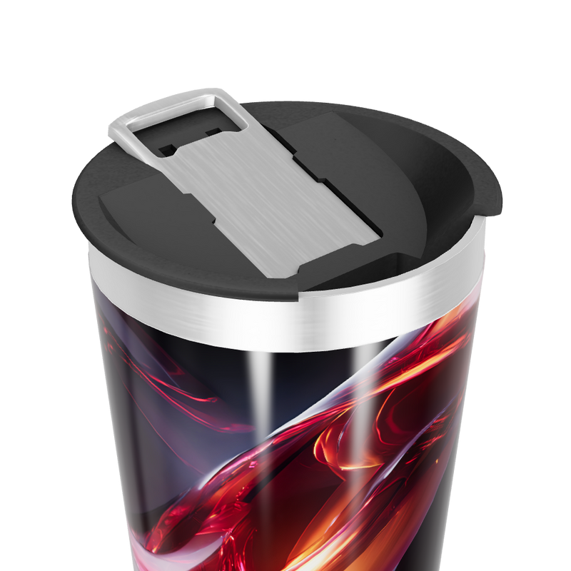 Copo Térmico - Estampa Abstrata Colorida