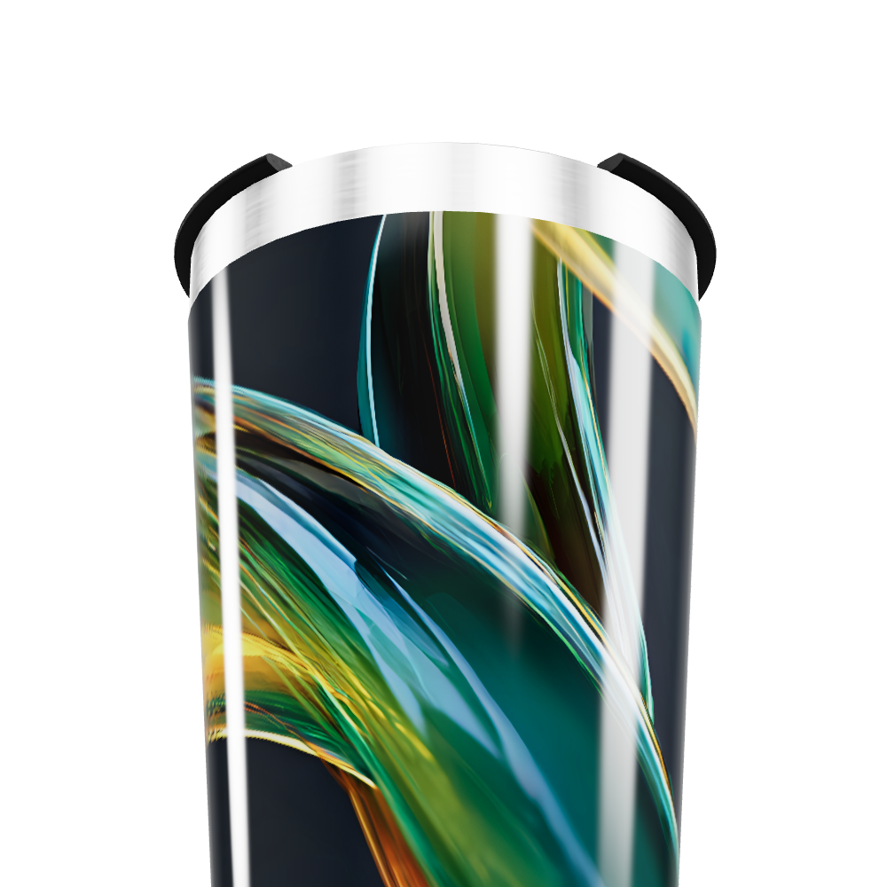 Copo Térmico - Estampa Colorida Abstrata