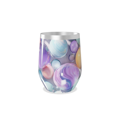 Copo Térmico Slim - Estampa Bolhas Coloridas