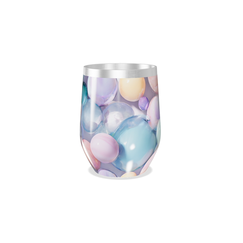Copo Térmico Slim - Estampa Bolhas Coloridas