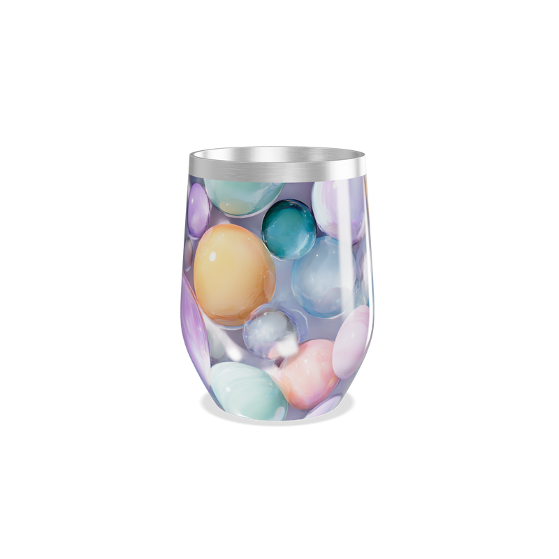 Copo Térmico Slim - Estampa Bolhas Coloridas