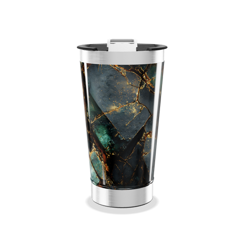 Copo Térmico - Mármore Verde Inox