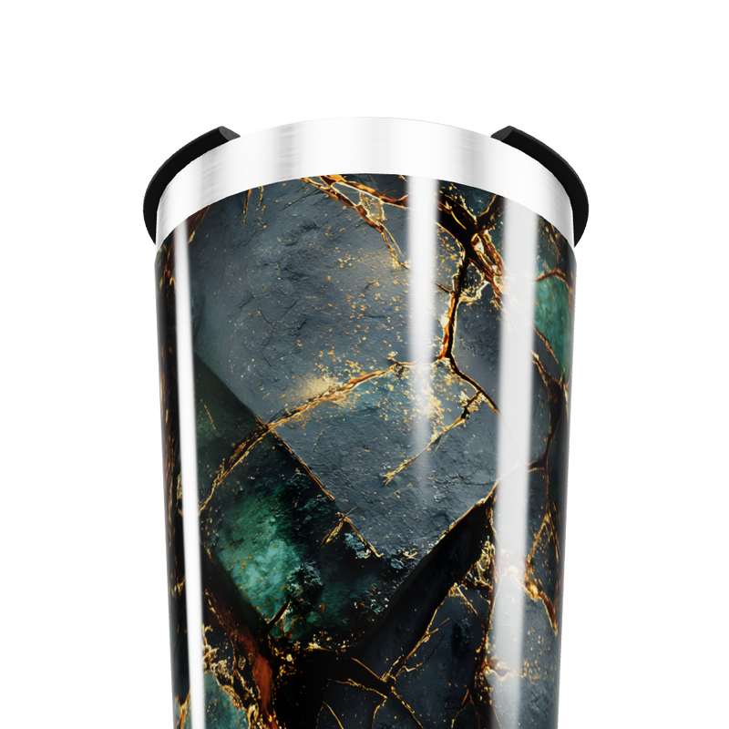 Copo Térmico - Mármore Verde Inox