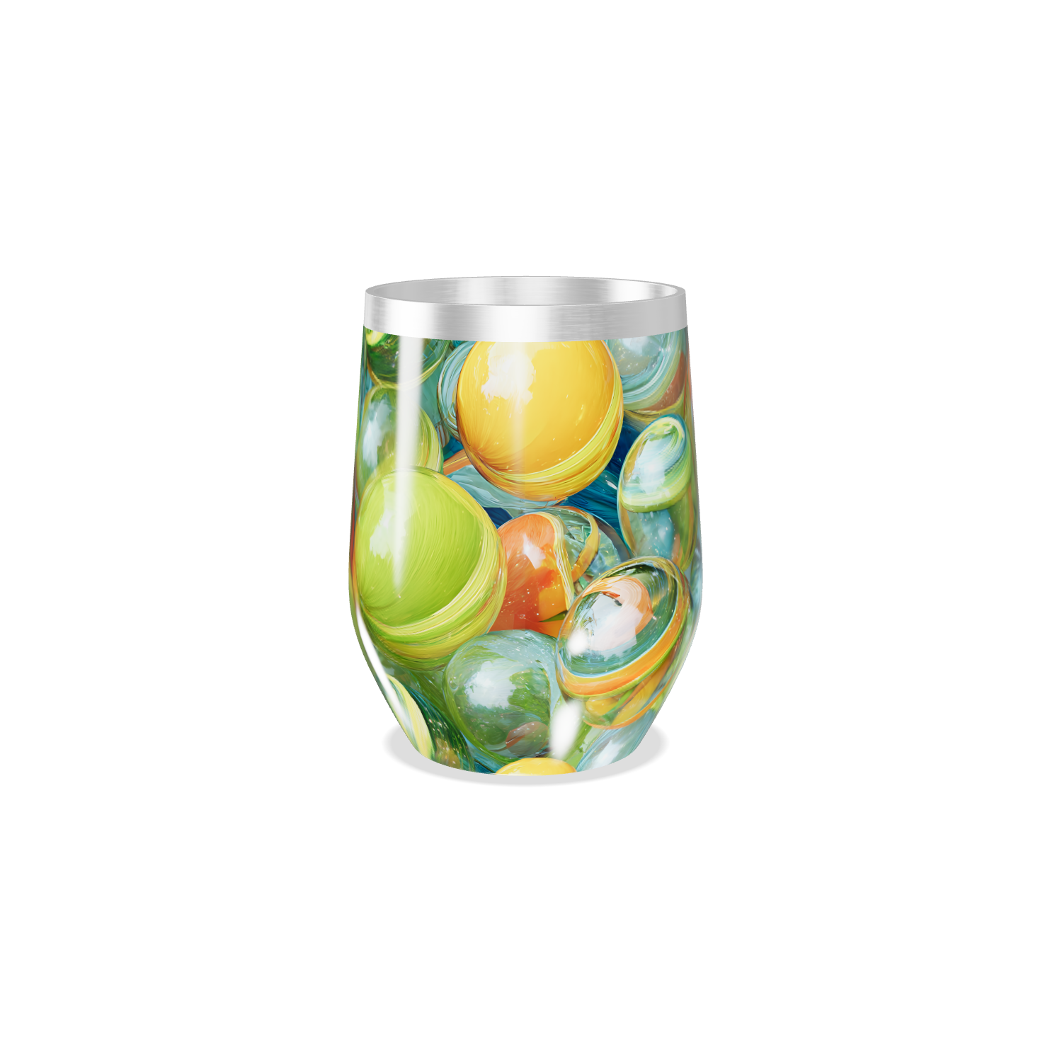 Copo Térmico Slim - Estampa Colorida Aço Inox