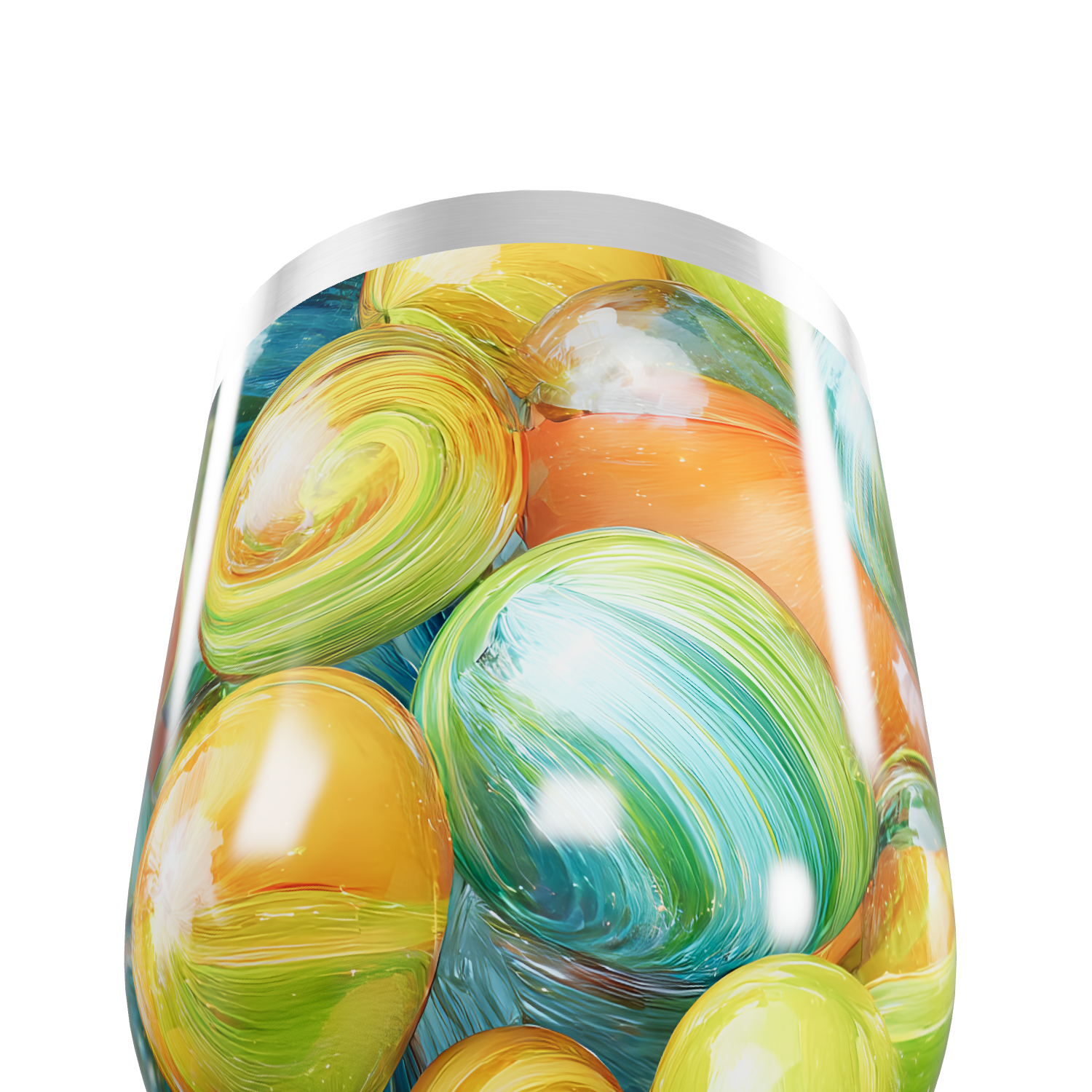 Copo Térmico Slim - Estampa Colorida Aço Inox