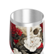 Copo Térmico Slim - Floral Caveira Inox