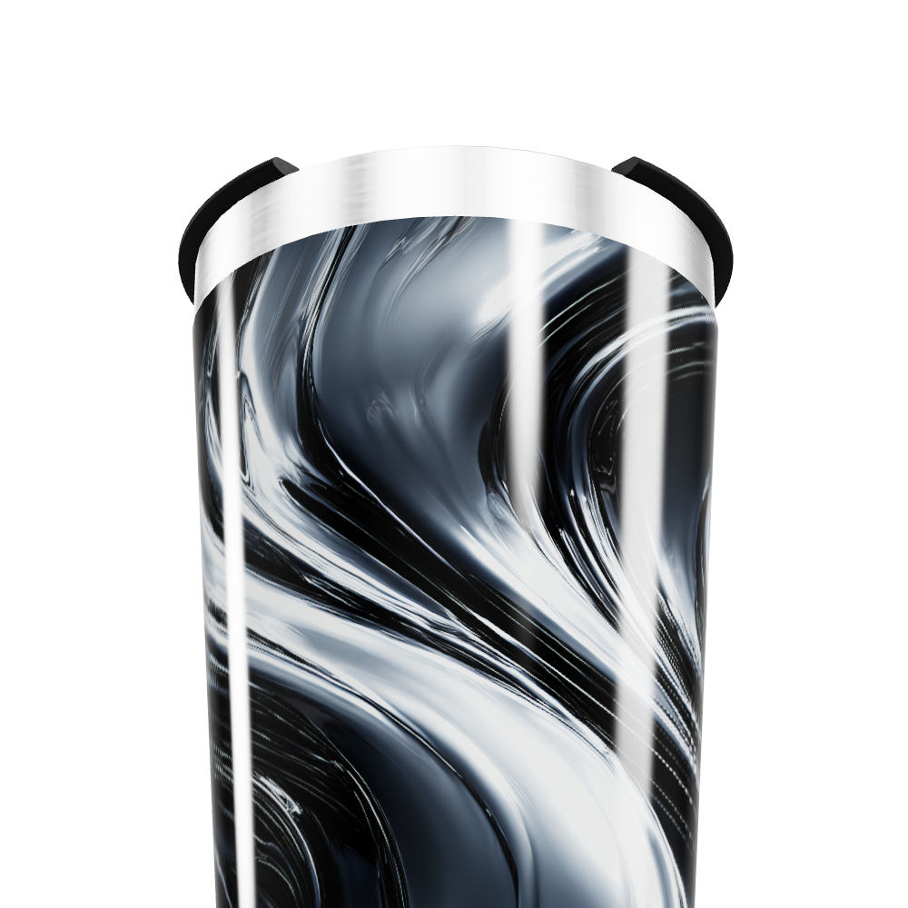 Copo Térmico - Preto Marmorizado Aço Inox