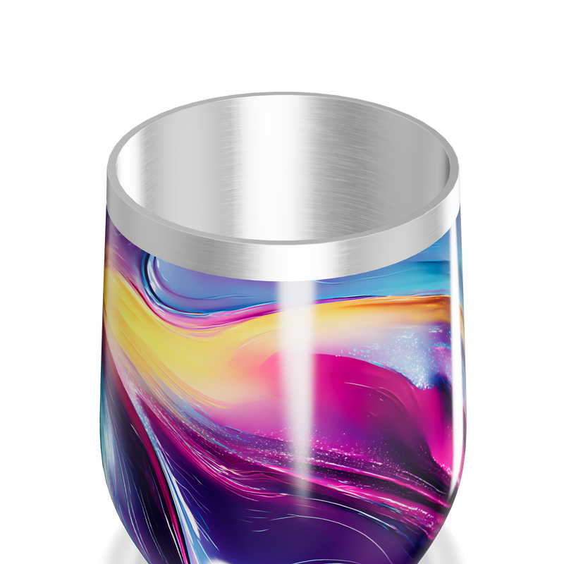 Copo Térmico Slim - Estampa Colorida Aço Inox