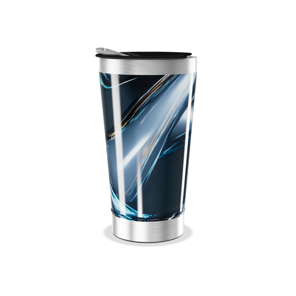 Copo Térmico - Design Azul Inox