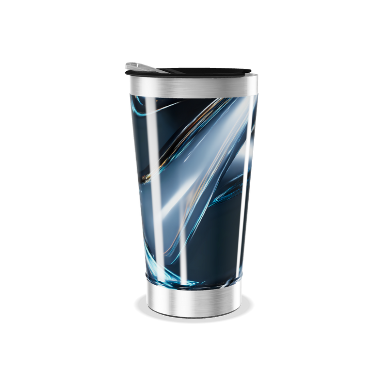 Copo Térmico - Design Azul Inox