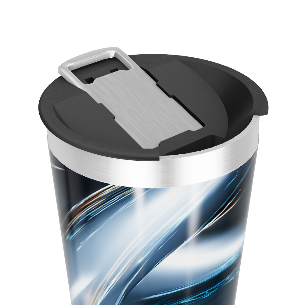 Copo Térmico - Design Azul Inox