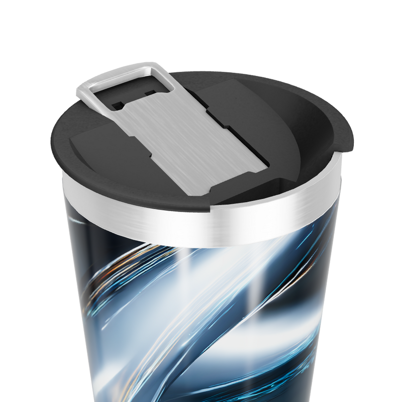 Copo Térmico - Design Azul Inox