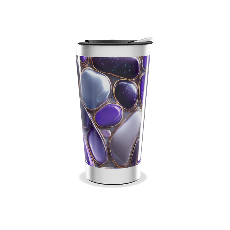 Copo Térmico - Roxo com Bolhas