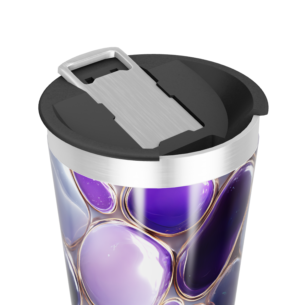 Copo Térmico - Roxo com Bolhas