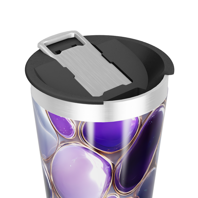 Copo Térmico - Roxo com Bolhas