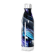 Garrafa Inox - Design Abstrato Azul