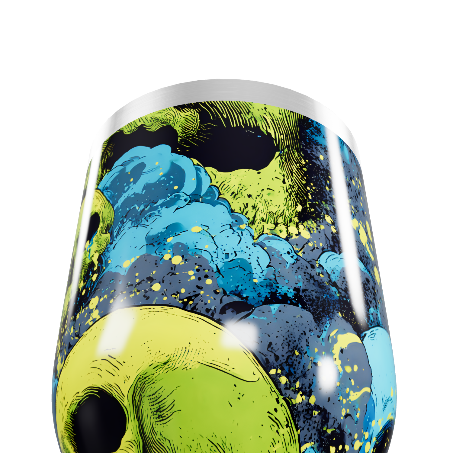 Copo Térmico Slim - Estampa Colorida Inox