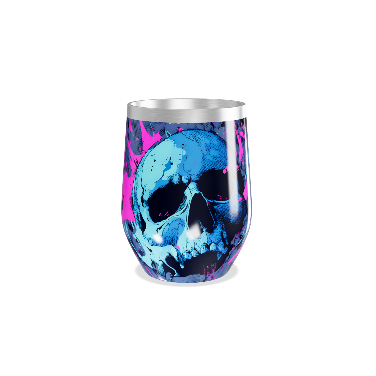 Copo Térmico Slim - Estampa Splash Colorido