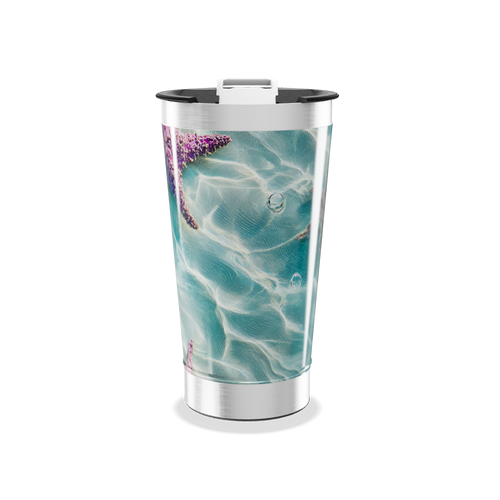 Copo Térmico - Estampa Marinha Azul