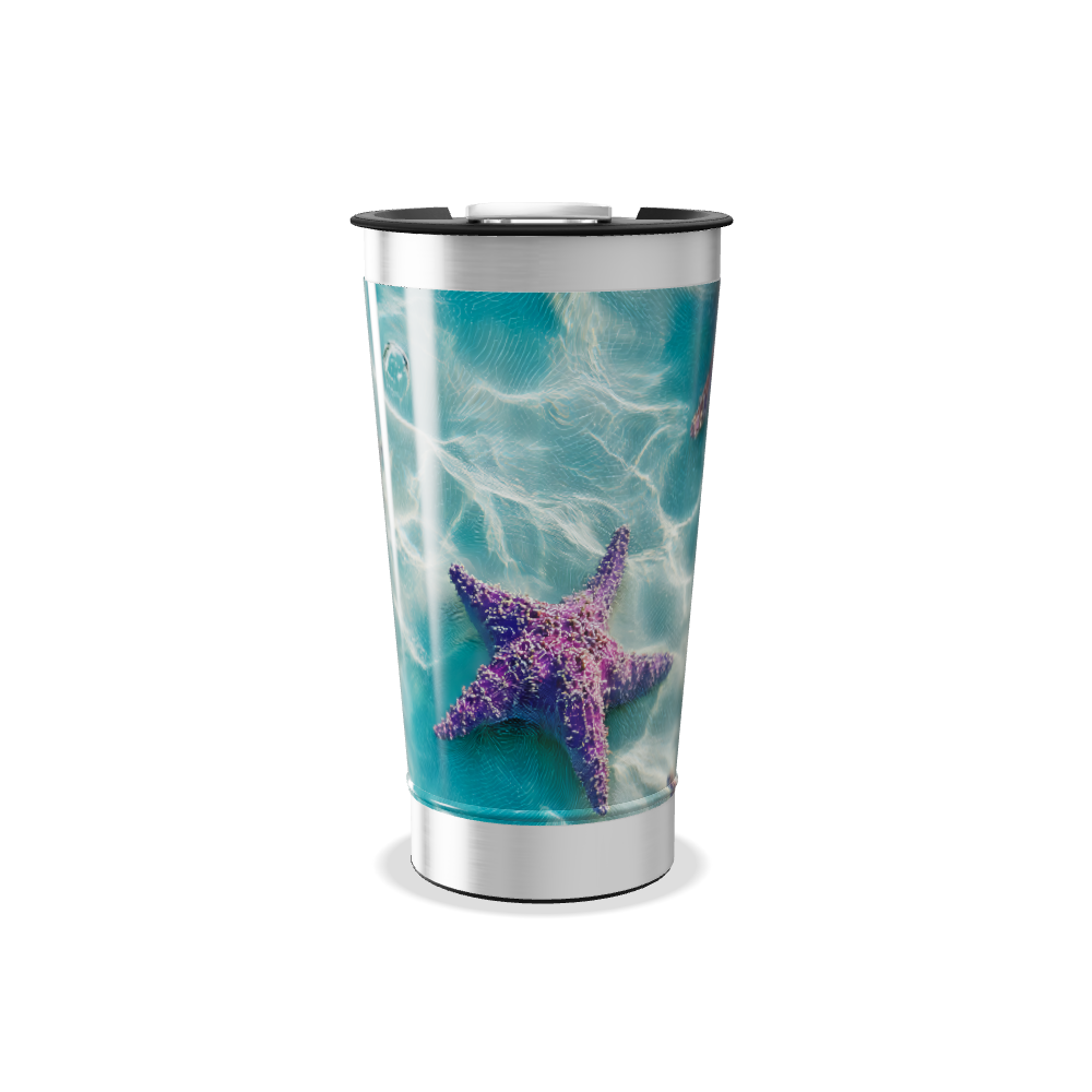 Copo Térmico - Estampa Marinha Azul