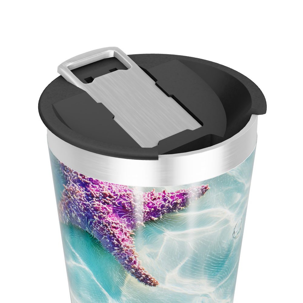 Copo Térmico - Estampa Marinha Azul