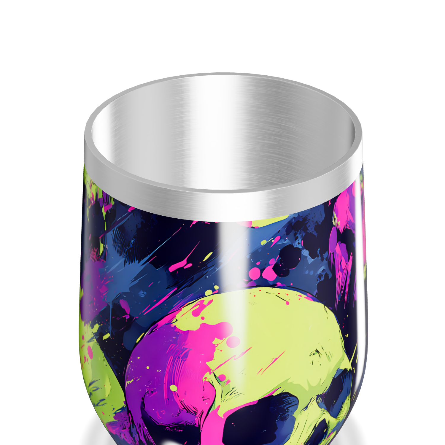 Copo Térmico Slim - Caveiras Coloridas