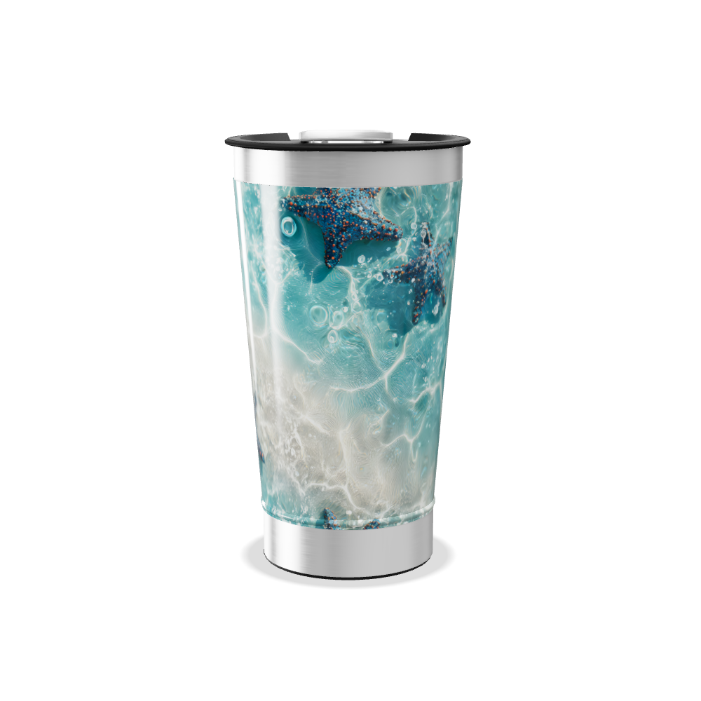 Copo Térmico - Estampa Oceano Azul