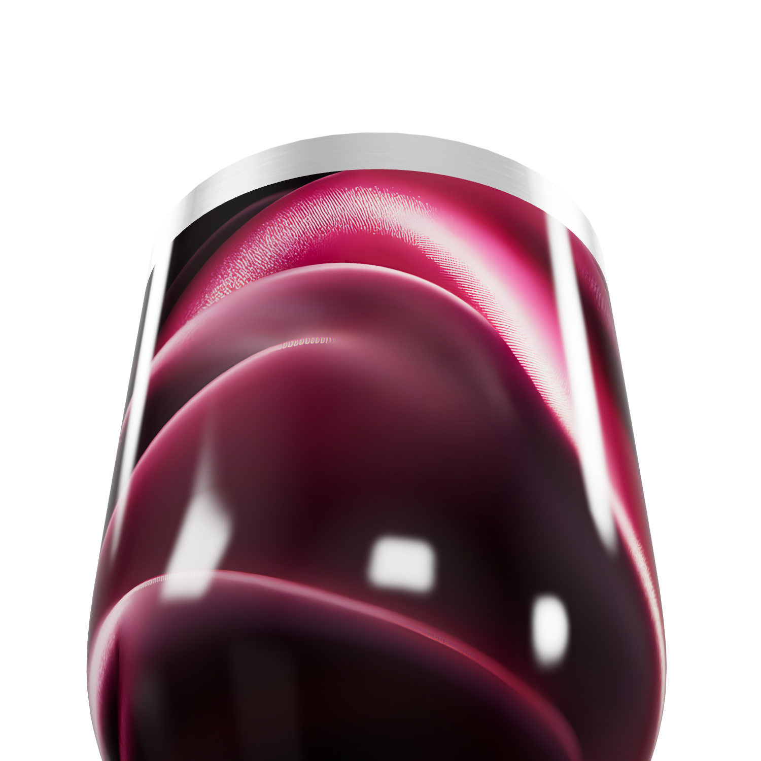 Copo Térmico Slim - Estampa Rosa Metálico