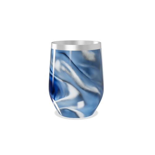 Copo Térmico Slim - Azul Marmorizado Inox