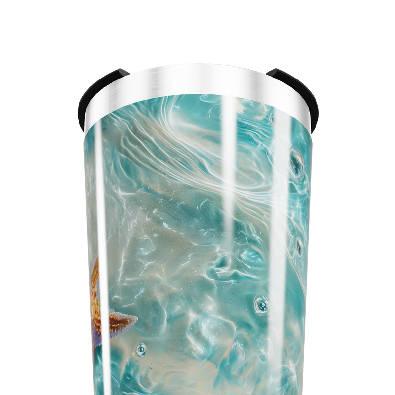 Copo Térmico - Azul Oceano Estampado