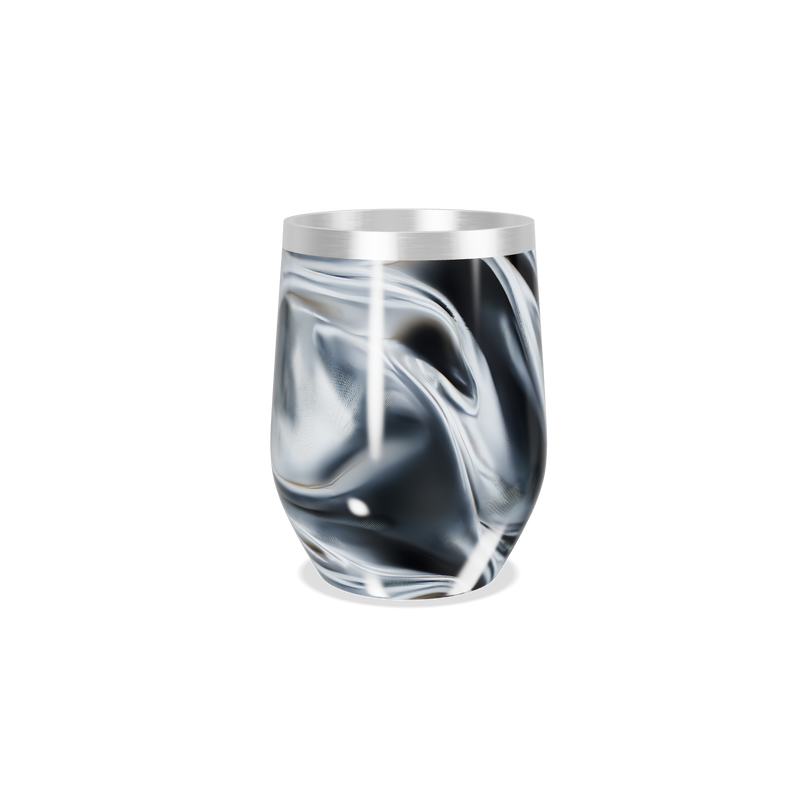 Copo Térmico Slim - Mármore Preto Inox