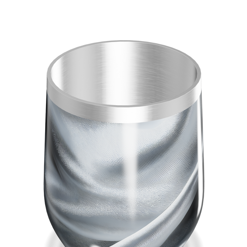 Copo Térmico Slim - Prata Metálico Aço Inox