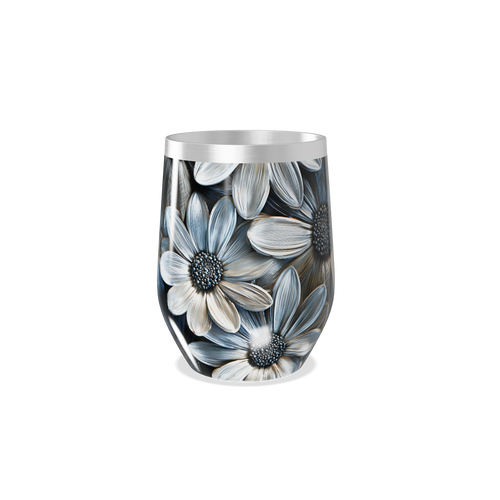 Copo Térmico Slim - Flores Aço Inox