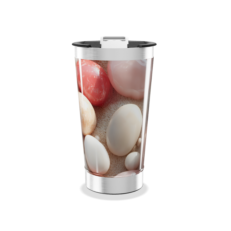 Copo Térmico - Estampa Pedras Coloridas