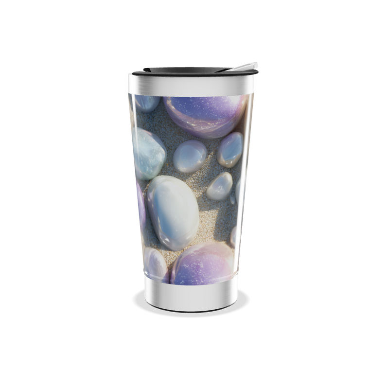 Copo Térmico - Pedras Coloridas Aço Inox