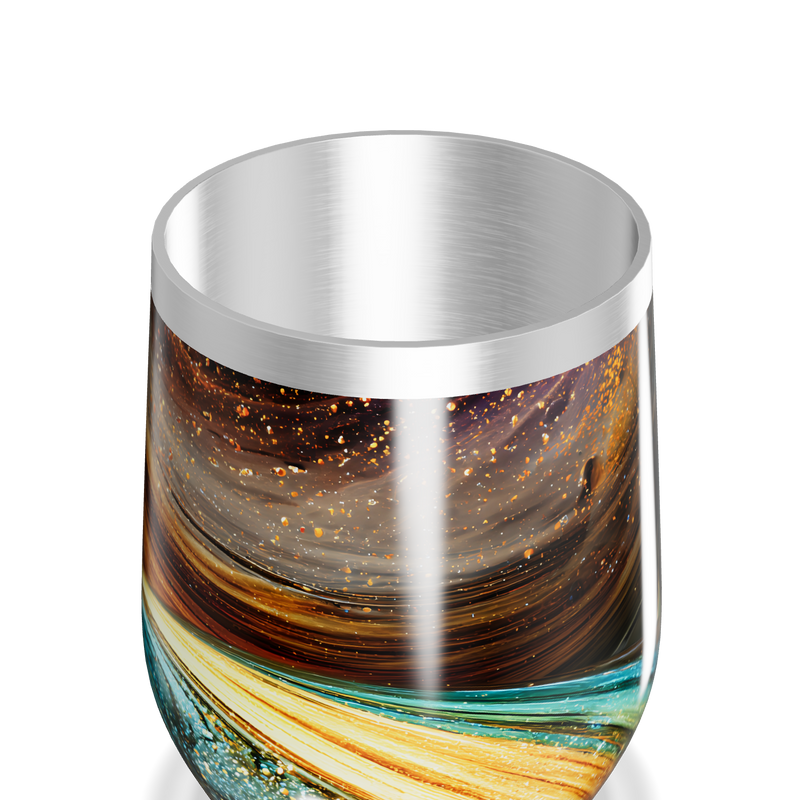 Copo Térmico Slim - Estampa Galáxia Colorida