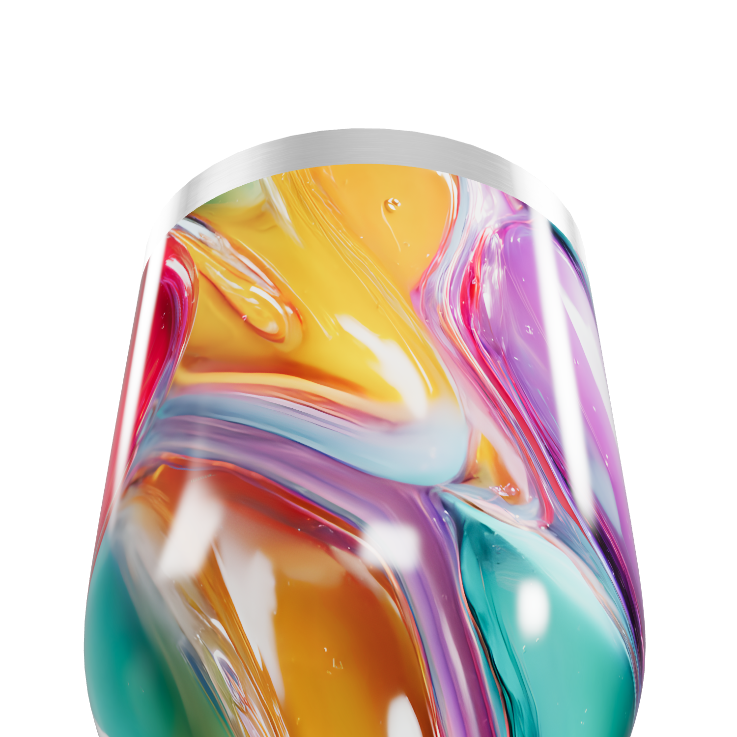 Copo Térmico Slim - Estampa Multicolorida