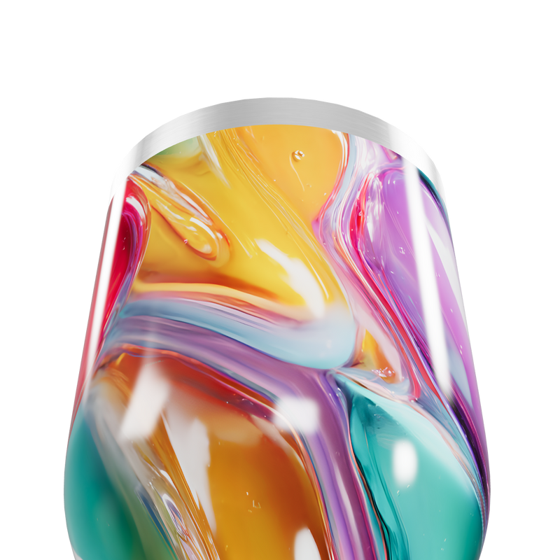 Copo Térmico Slim - Estampa Multicolorida