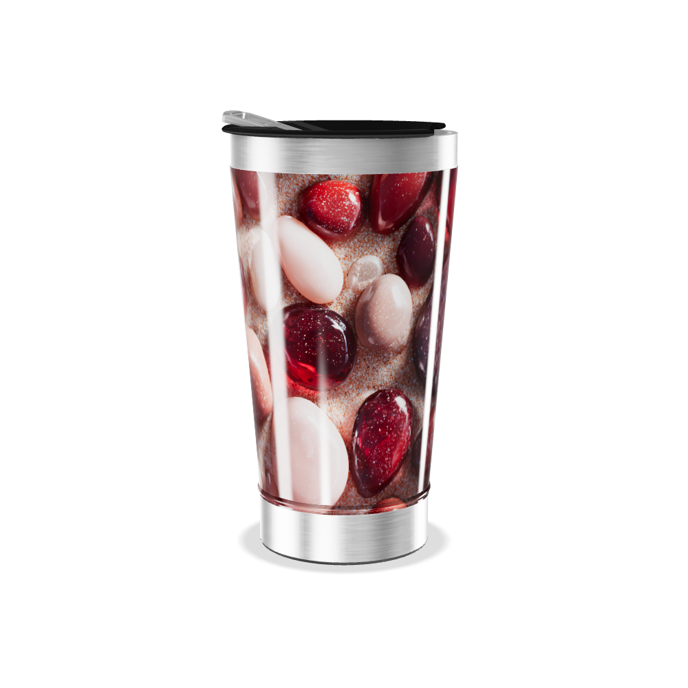 Copo Térmico - Estampa Pedras Coloridas