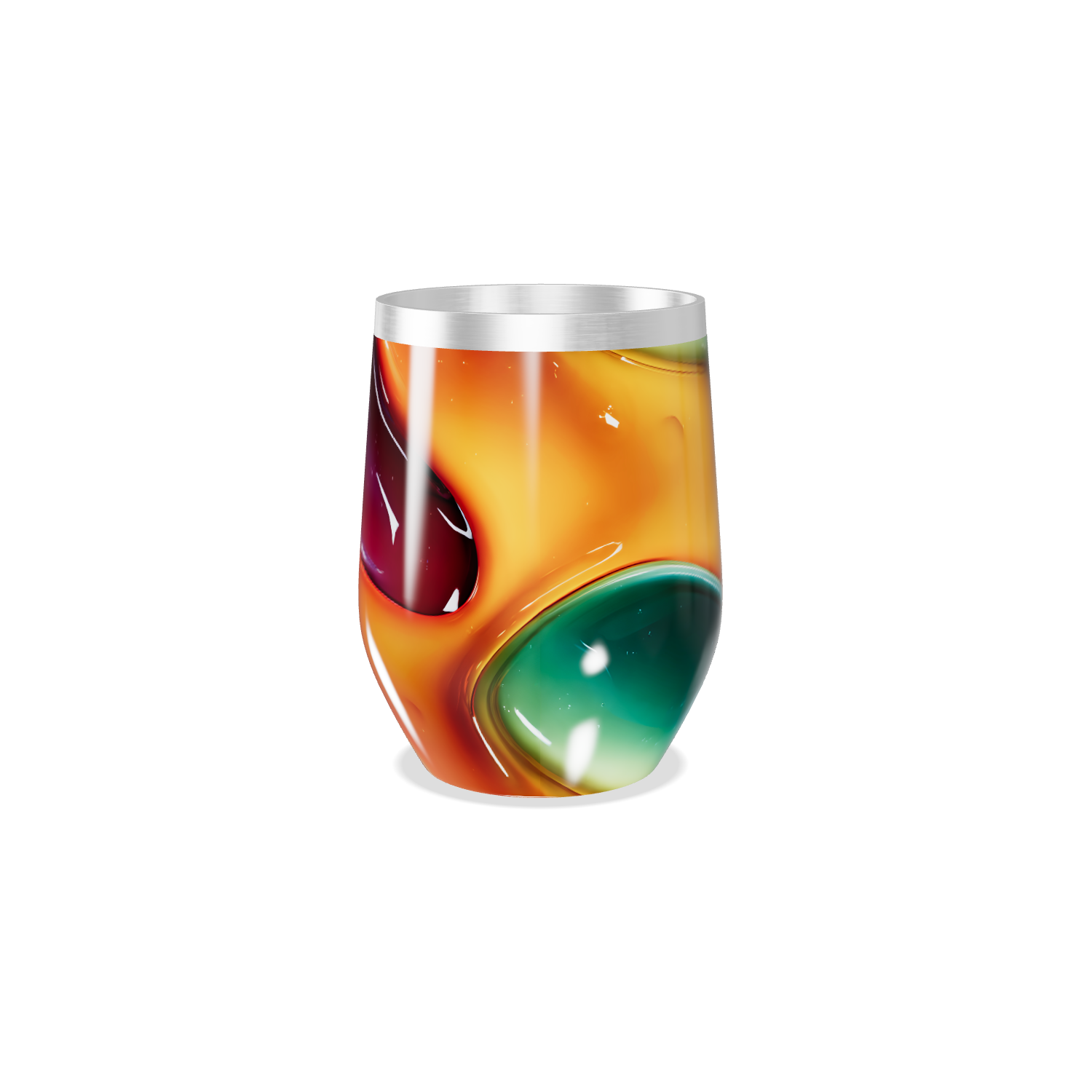 Copo Térmico Slim - Colorido Inox