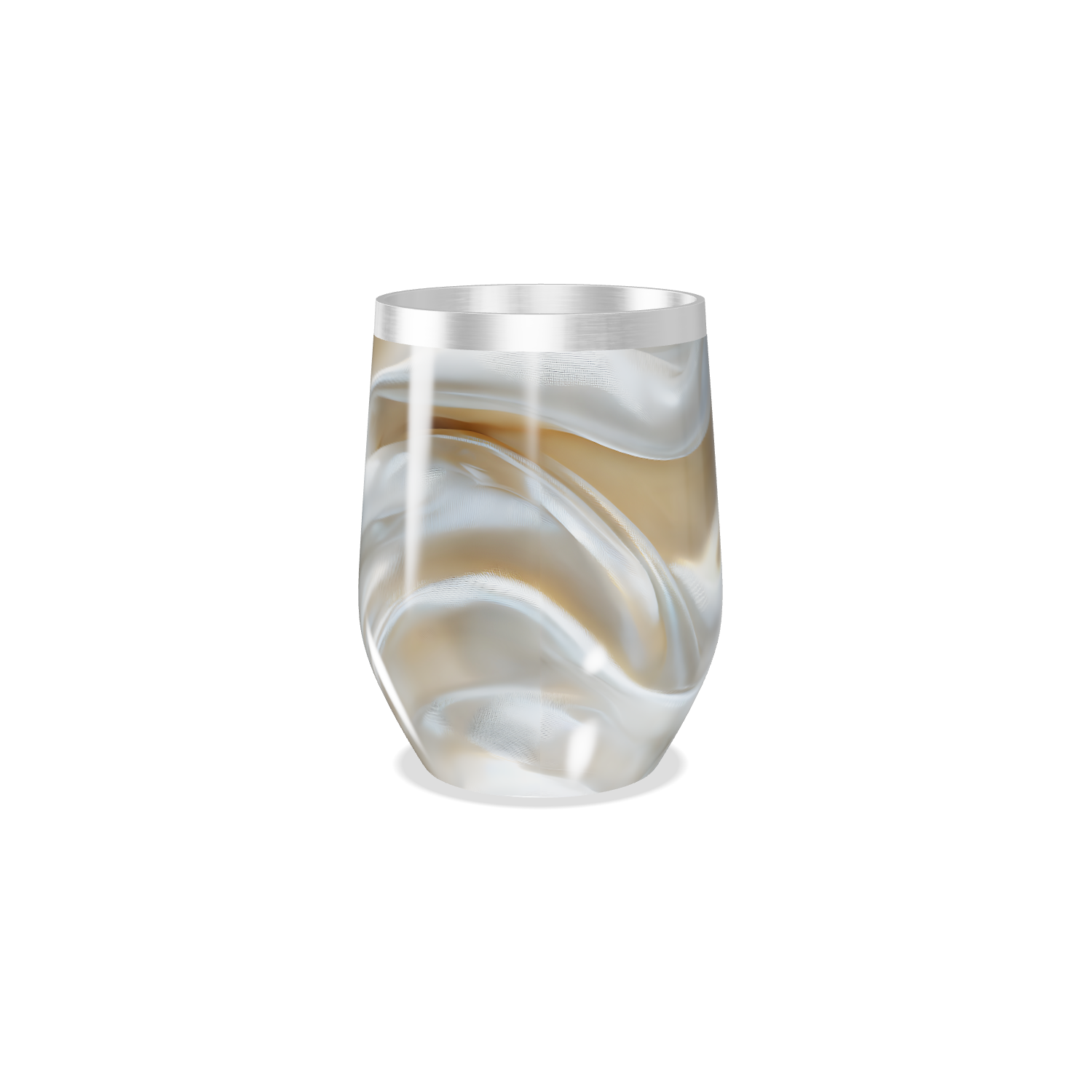 Copo Térmico Slim - Pérola Metalizado