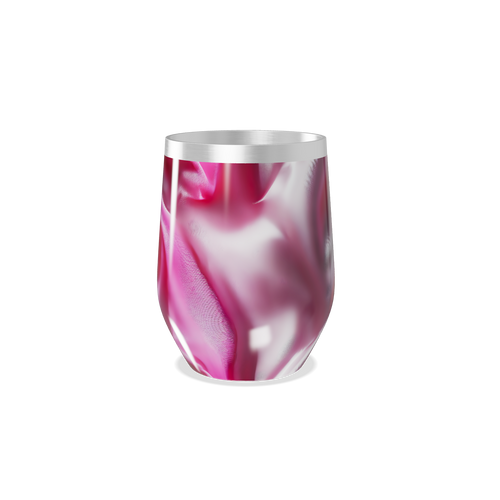 Copo Térmico Slim - Estampa Rosa Metalizado